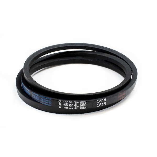 D&D A66/4L680 Classical V-Belt, 68 in Outside Length, 1/2 in Top Width, 1 Ribs A66/4L680 - main